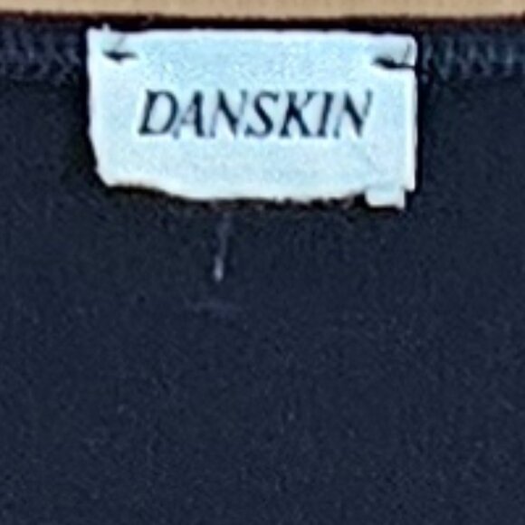 DONATED Danskin Long Sleeve V-Neck Button-Up Black Jacket - Picture 6 of 6